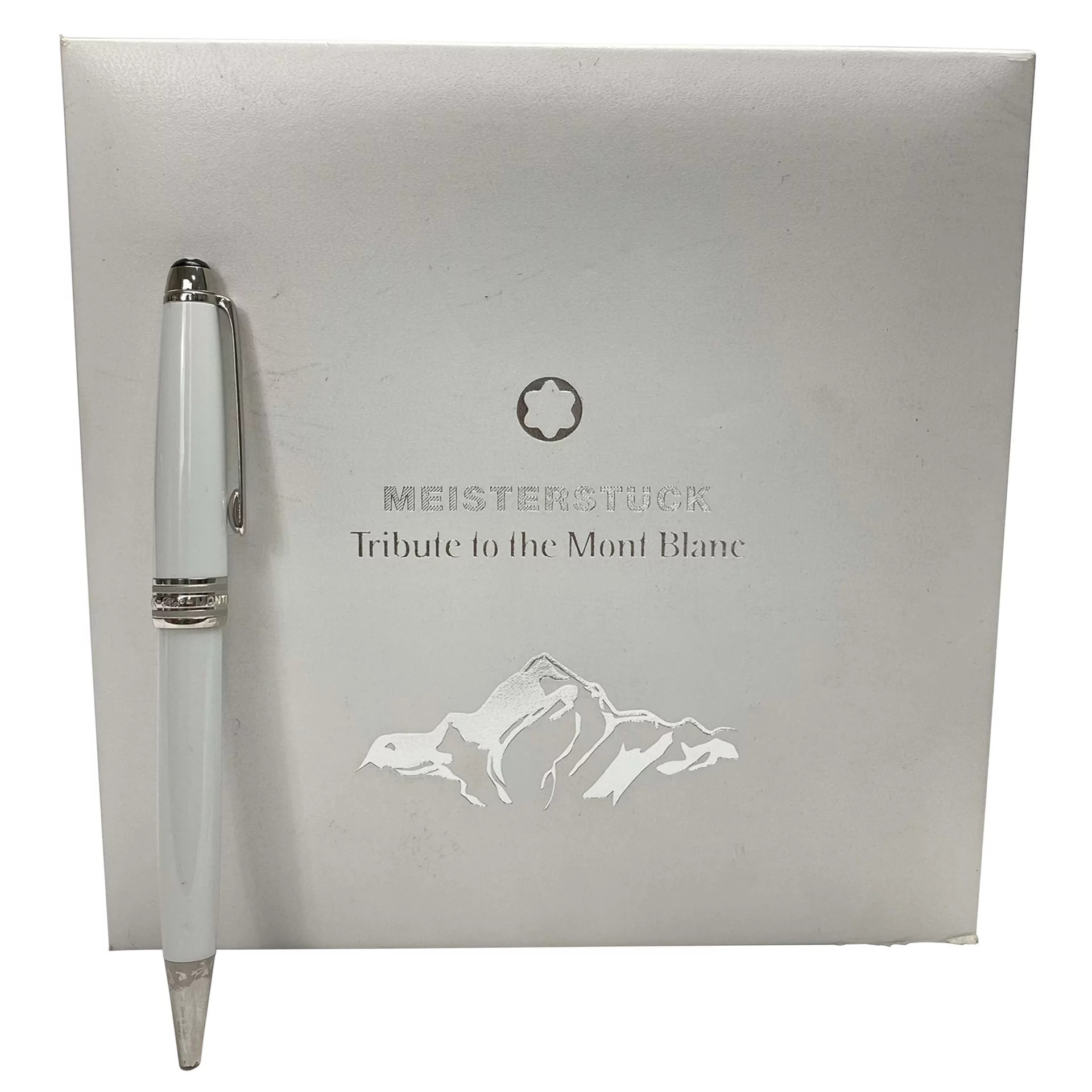 Caneta Montblanc Meisterstück Tribute to Mont Blanc Branca