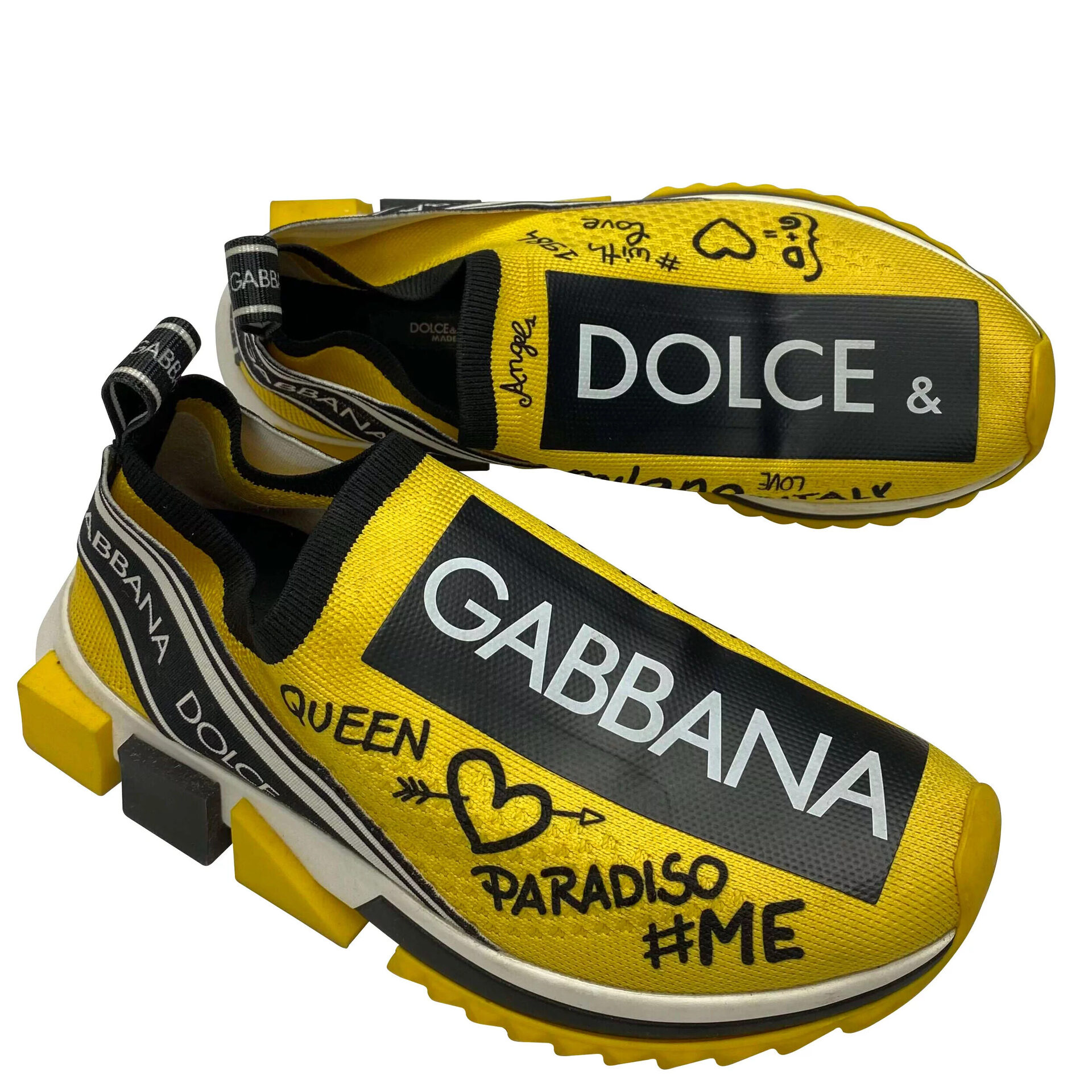 Tênis Dolce & Gabbana Sorrento Graffiti Print