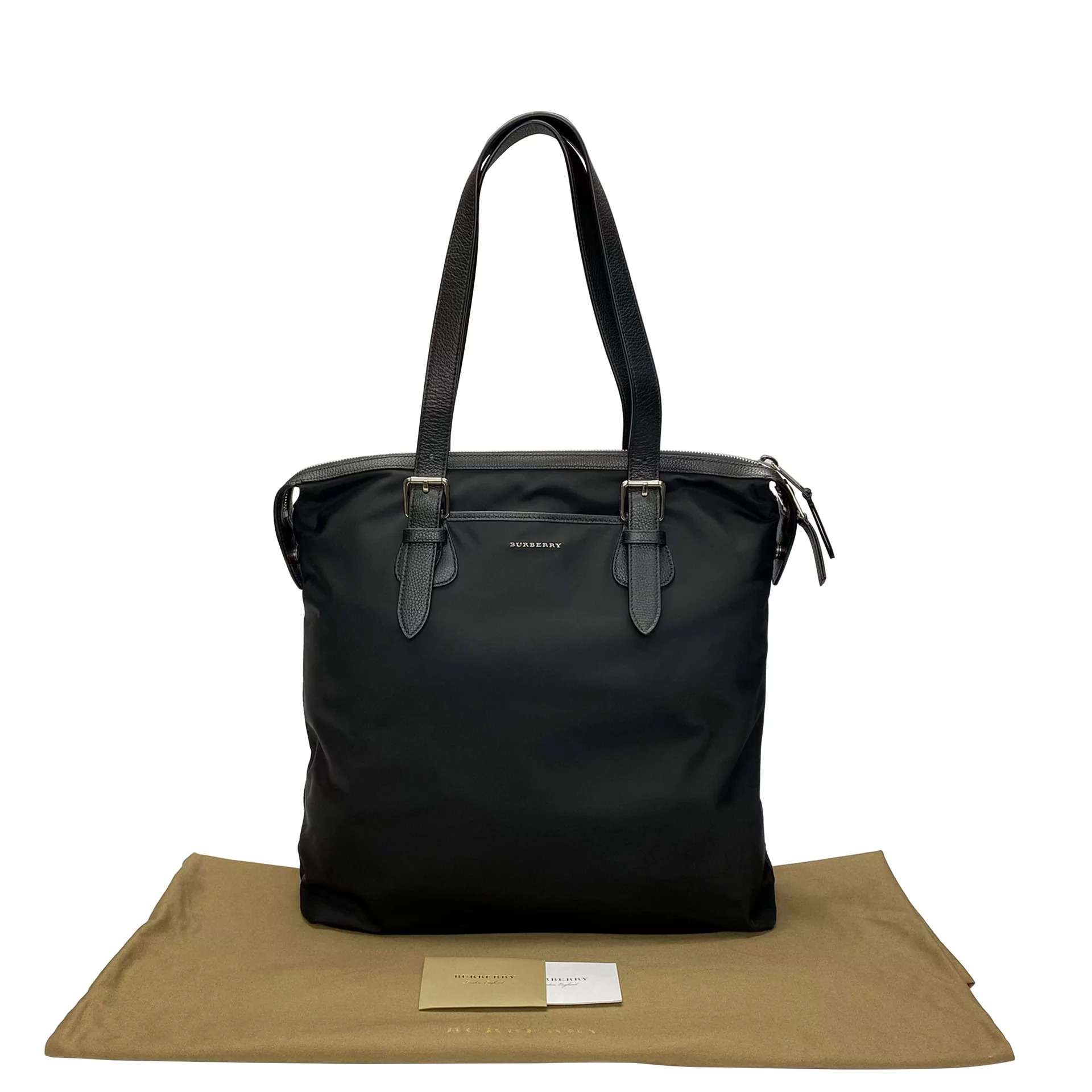 Bolsa Burberry Tote Nylon Preta
