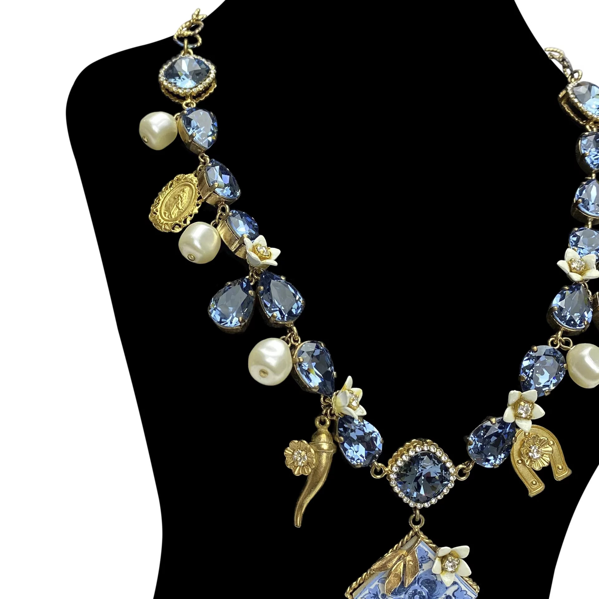 Colar Dolce & Gabbana Pedra Azul