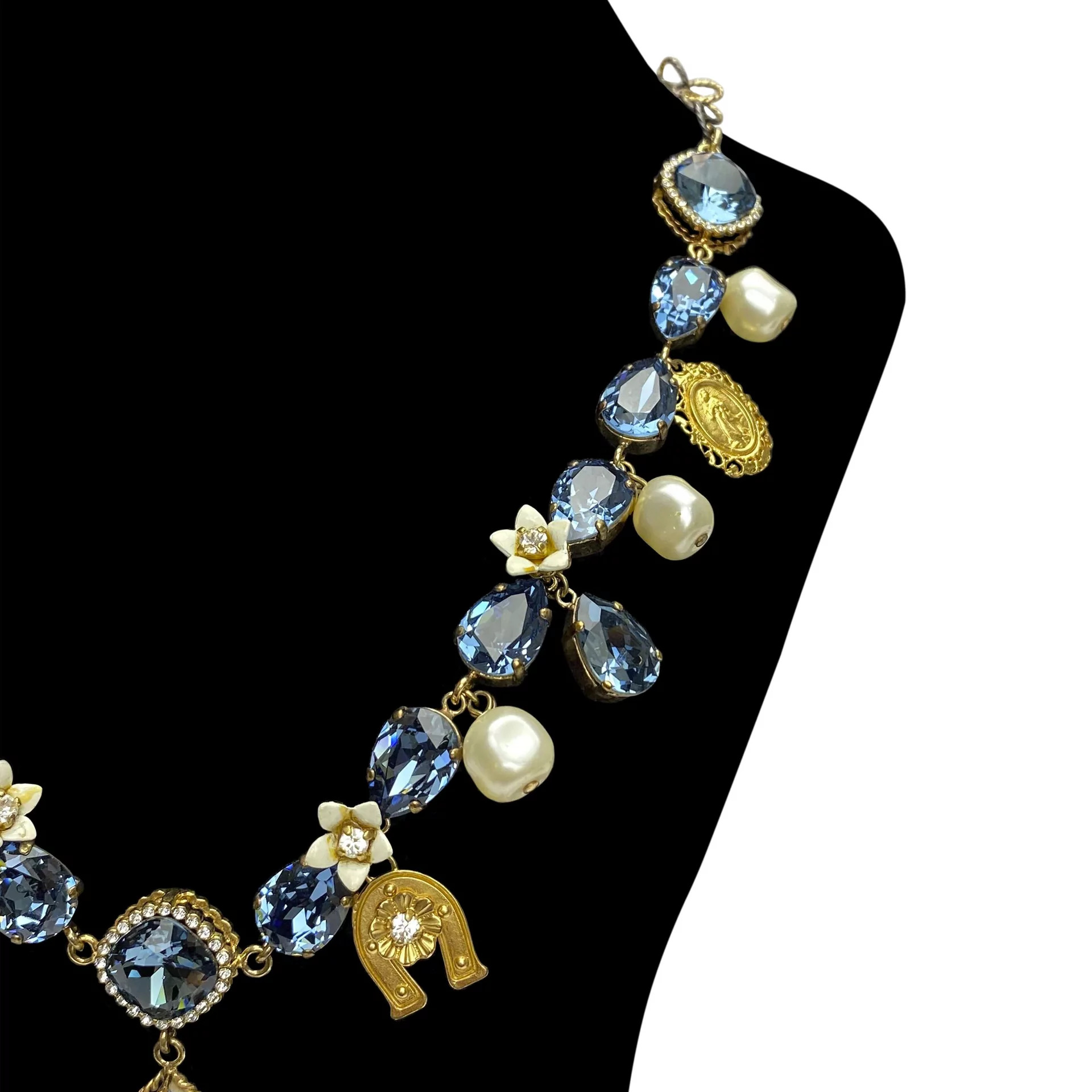 Colar Dolce & Gabbana Pedra Azul