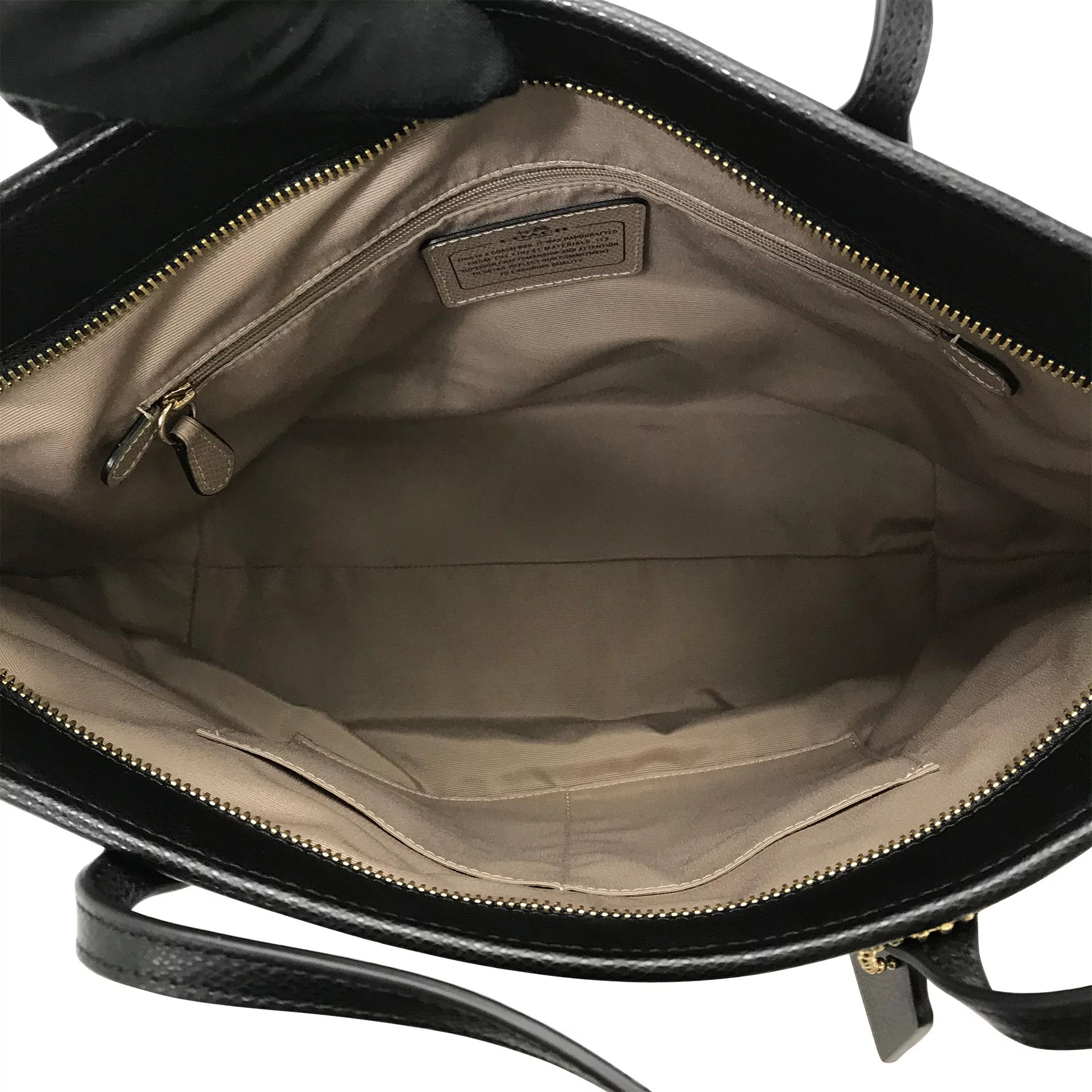 Bolsa Coach Couro Preto