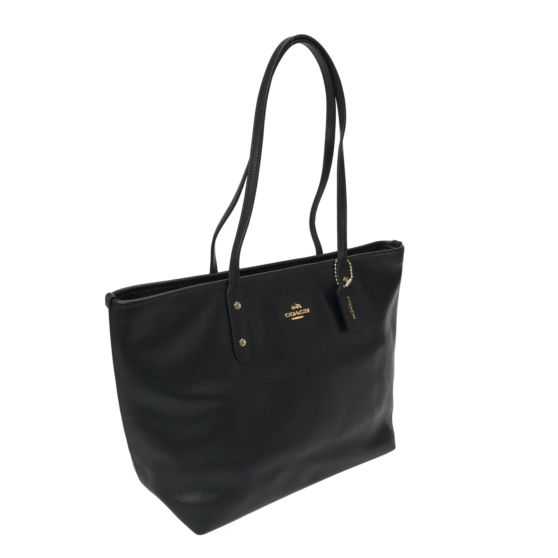 Bolsa Coach Couro Preto