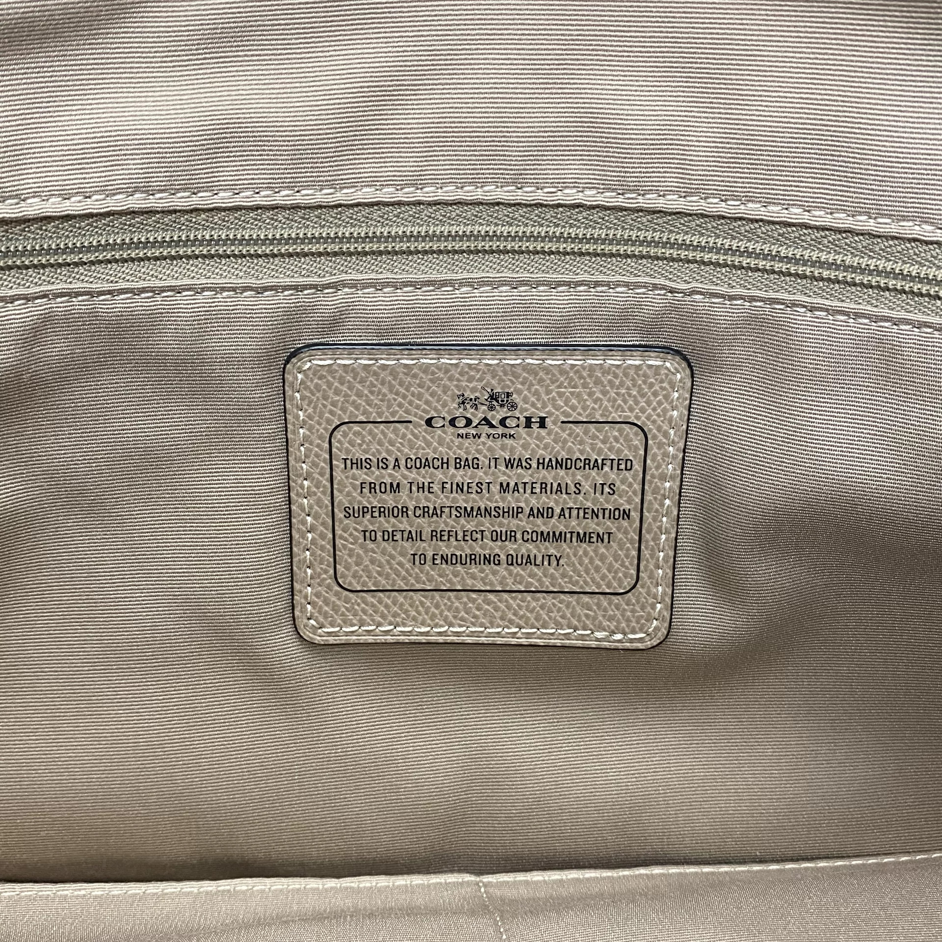 Bolsa Coach Couro Preto