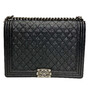 Bolsa Chanel Boy Grande Couro Caviar