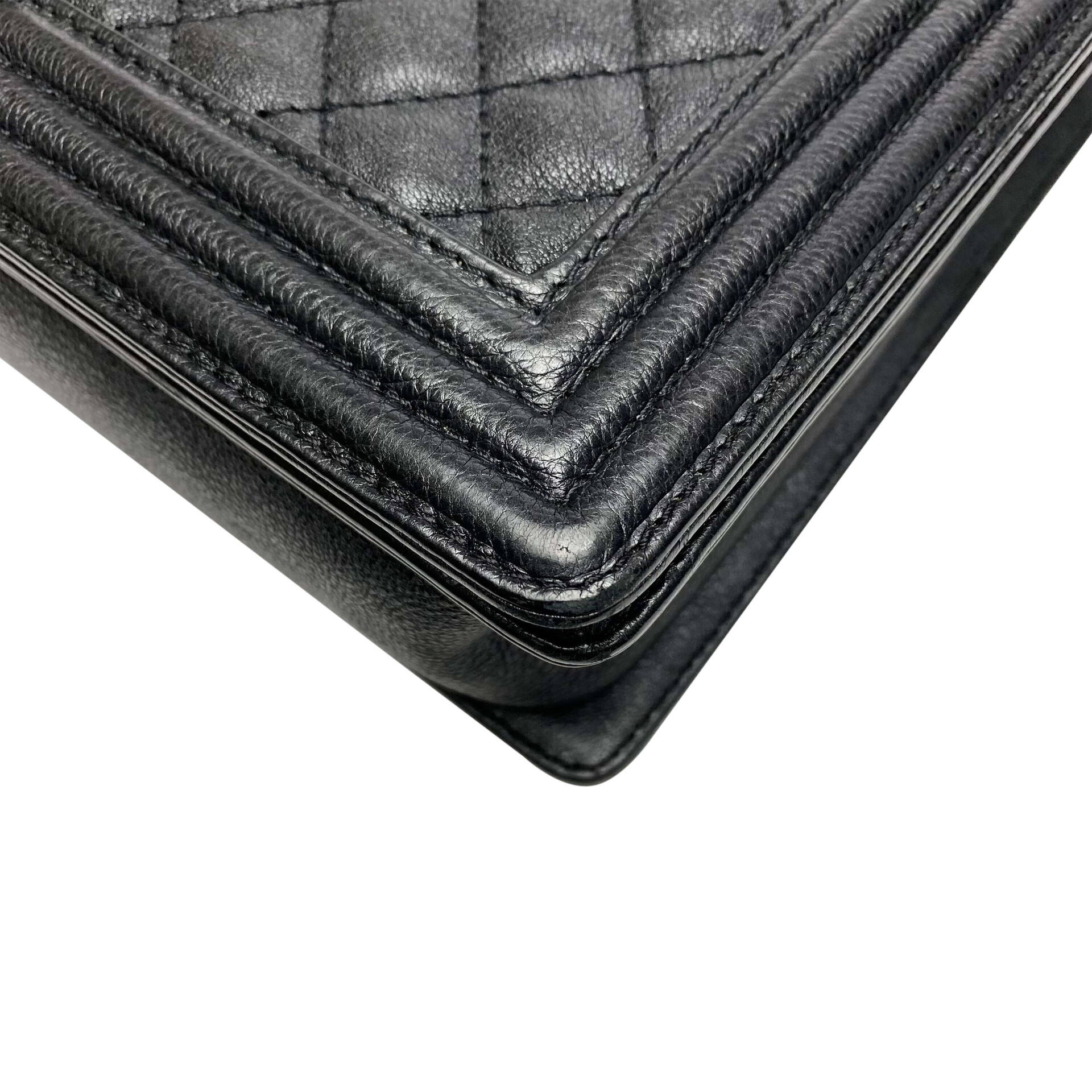 Bolsa Chanel Boy Grande Couro Caviar