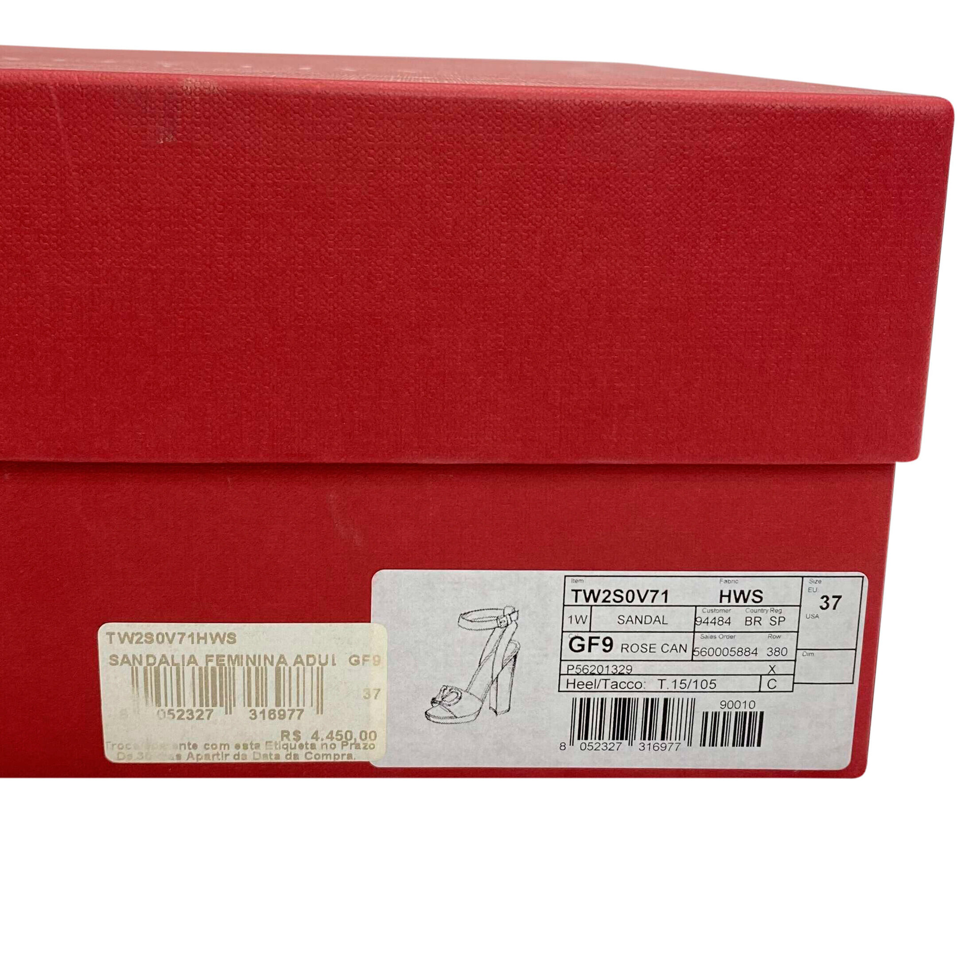 Sandália Valentino Garavani Nude