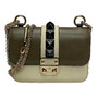 Bolsa Valentino Garavani Rockstud Glam Lock Bicolor