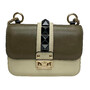 Bolsa Valentino Garavani Rockstud Glam Lock Bicolor