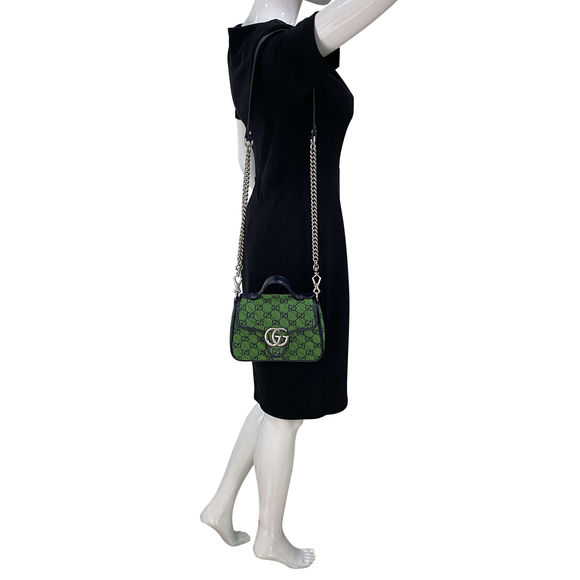Bolsa Gucci GG Marmont Canvas Multicolor Mini