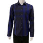 Camisa Burberry Xadrez Azul e Preto