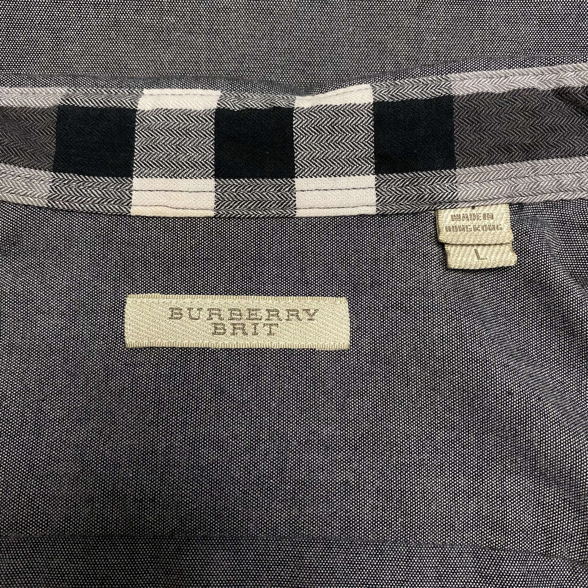Camisa Burberry Cinza