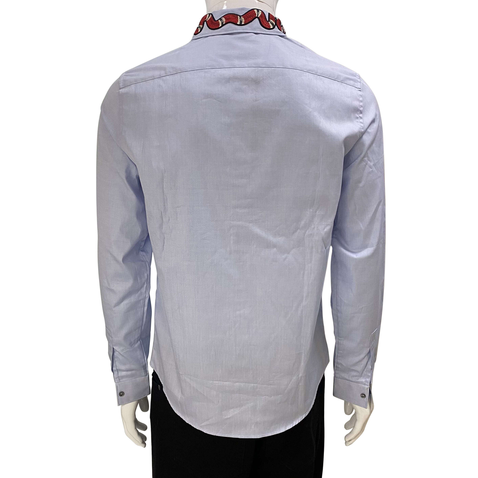 Camisa Gucci Gola Bordada