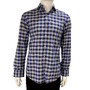 Camisa Hugo Boss Slim Fit  Xadrez Azul