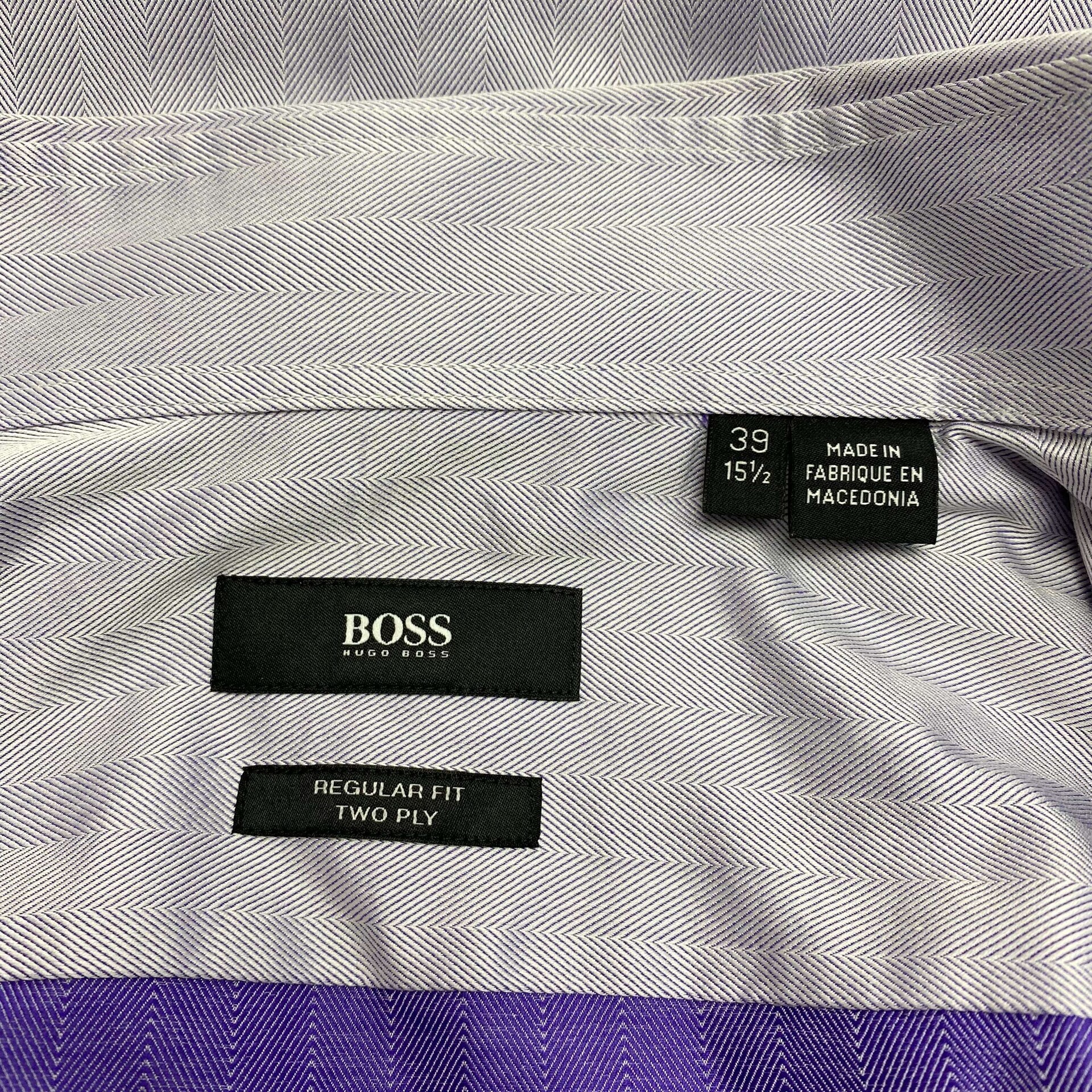 Camisa Hugo Boss Slim Fit Roxa