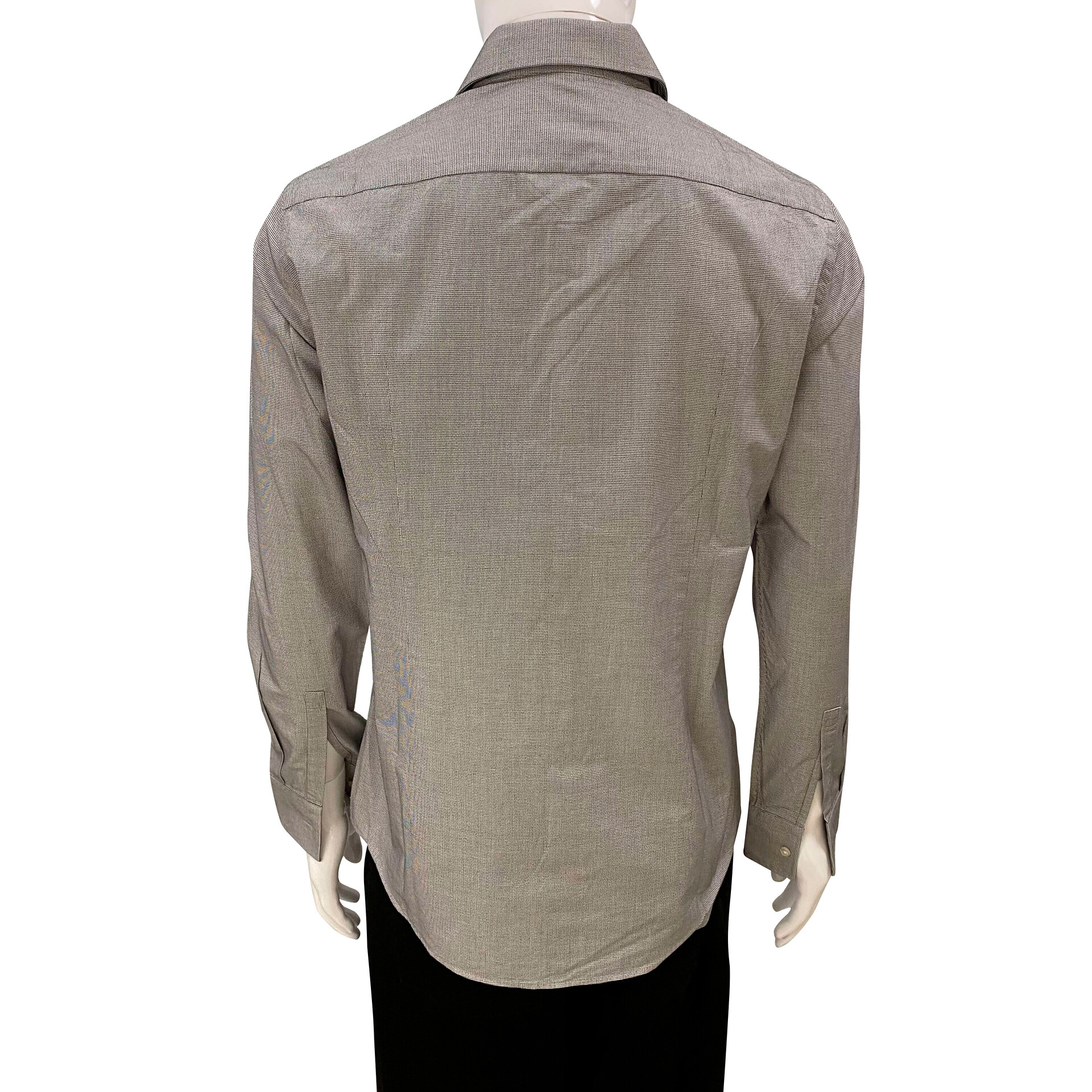 Camisa Hugo Boss Slim Fit Cinza