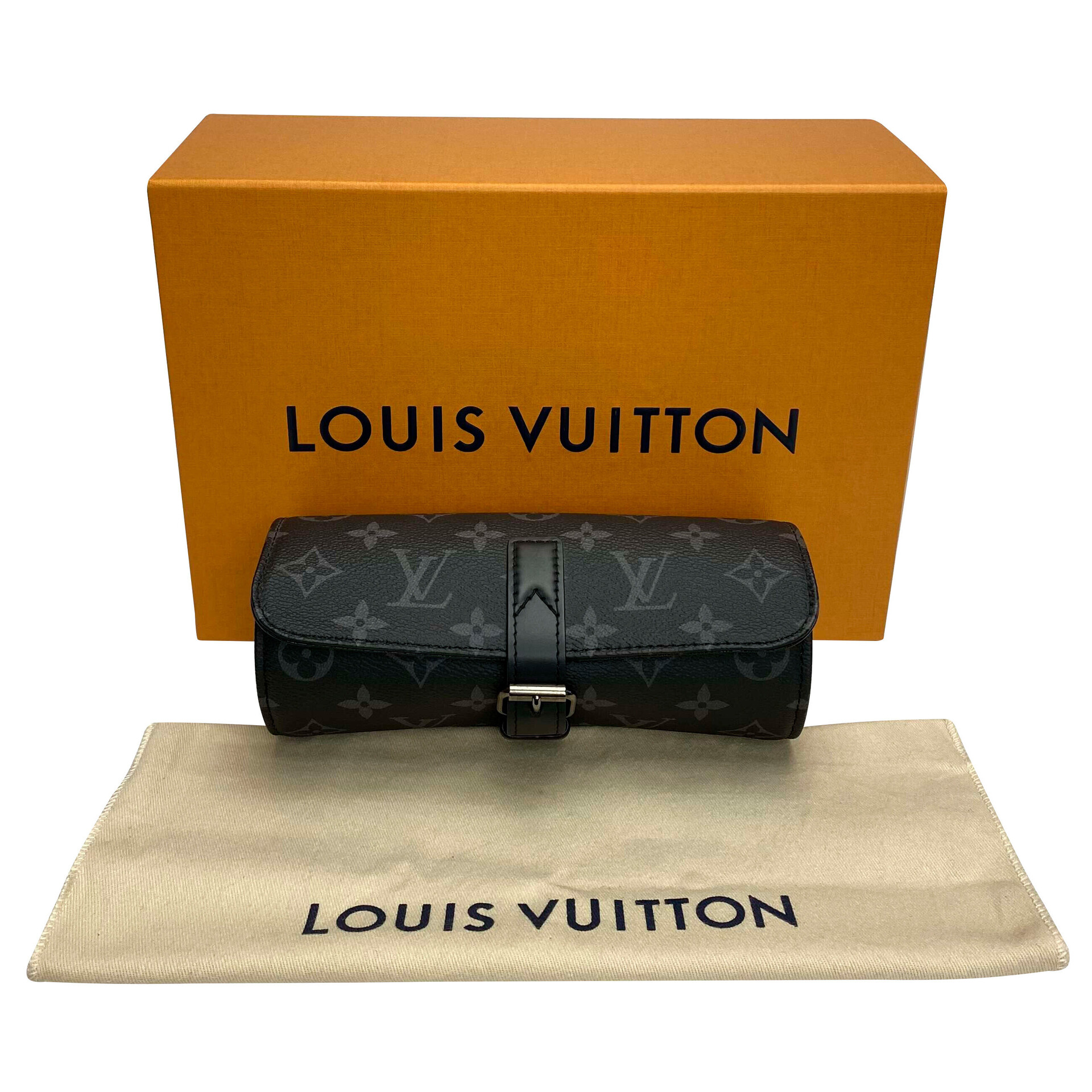 Estojo para Relógios Louis Vuitton Monogram Eclipse