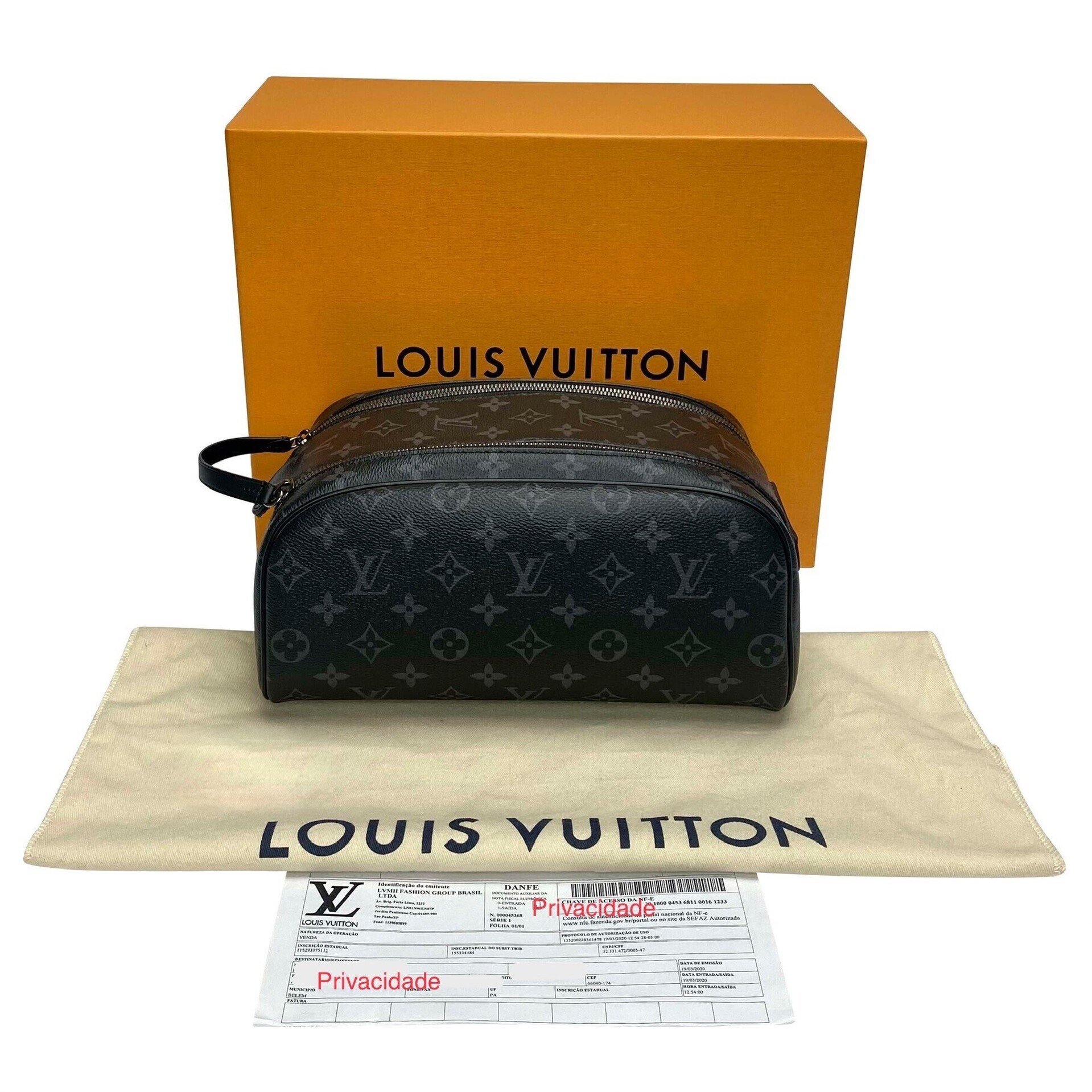 Nécessaire Louis Vuitton Dopp Kit Damier Graphite