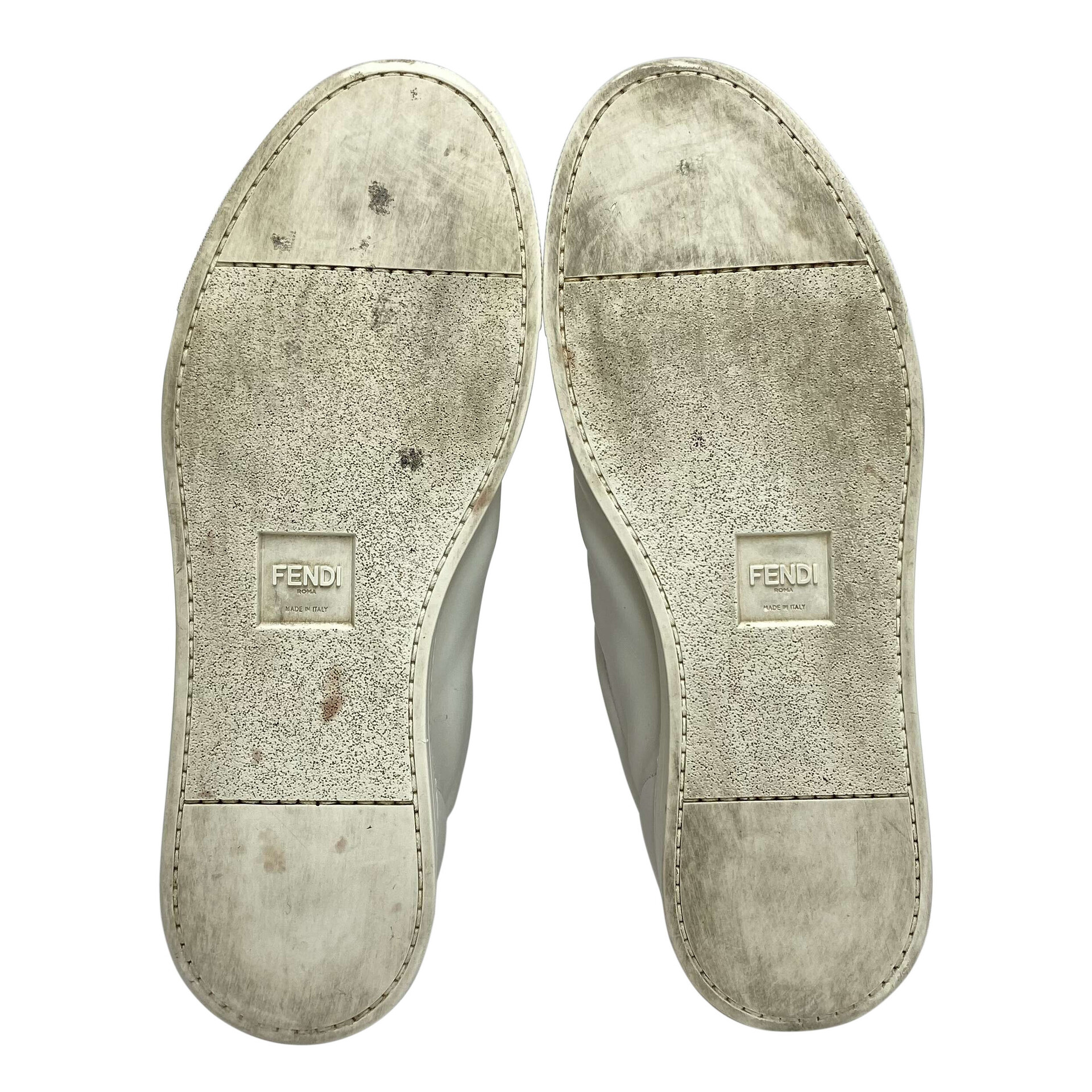 Tênis Fendi Monster Couro Branco