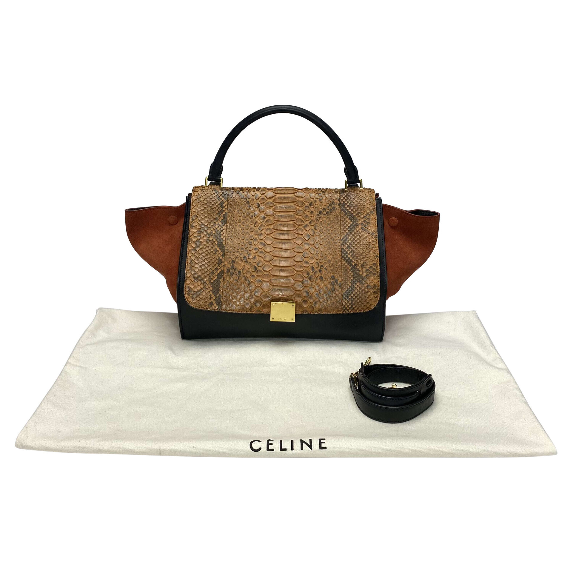 Bolsa Celine Trapeze Píton