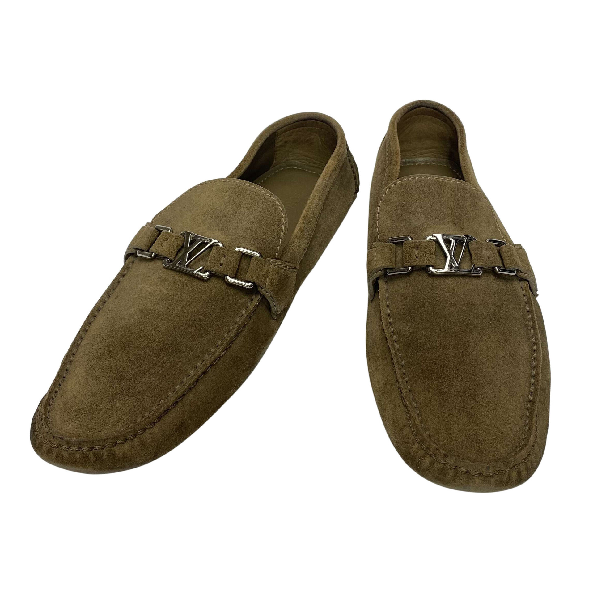 Mocassim Louis Vuitton Camurça Marrom