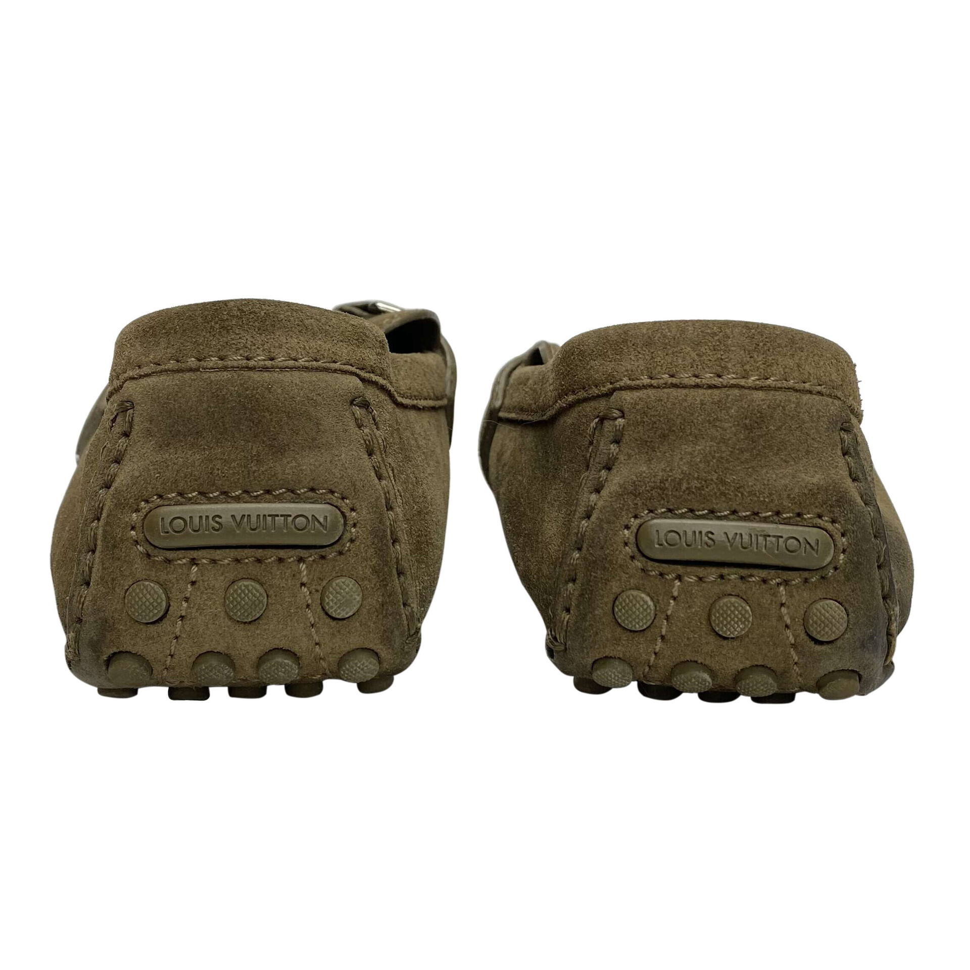 Mocassim Louis Vuitton Camurça Marrom