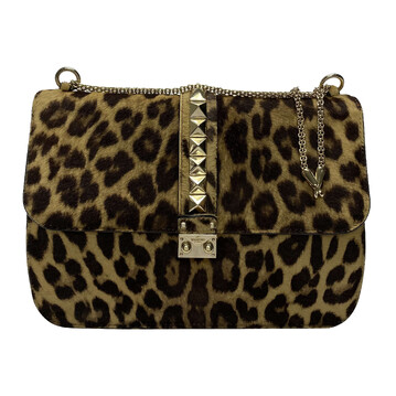 Bolsa Valentino Garavani Glam Lock Animal Print