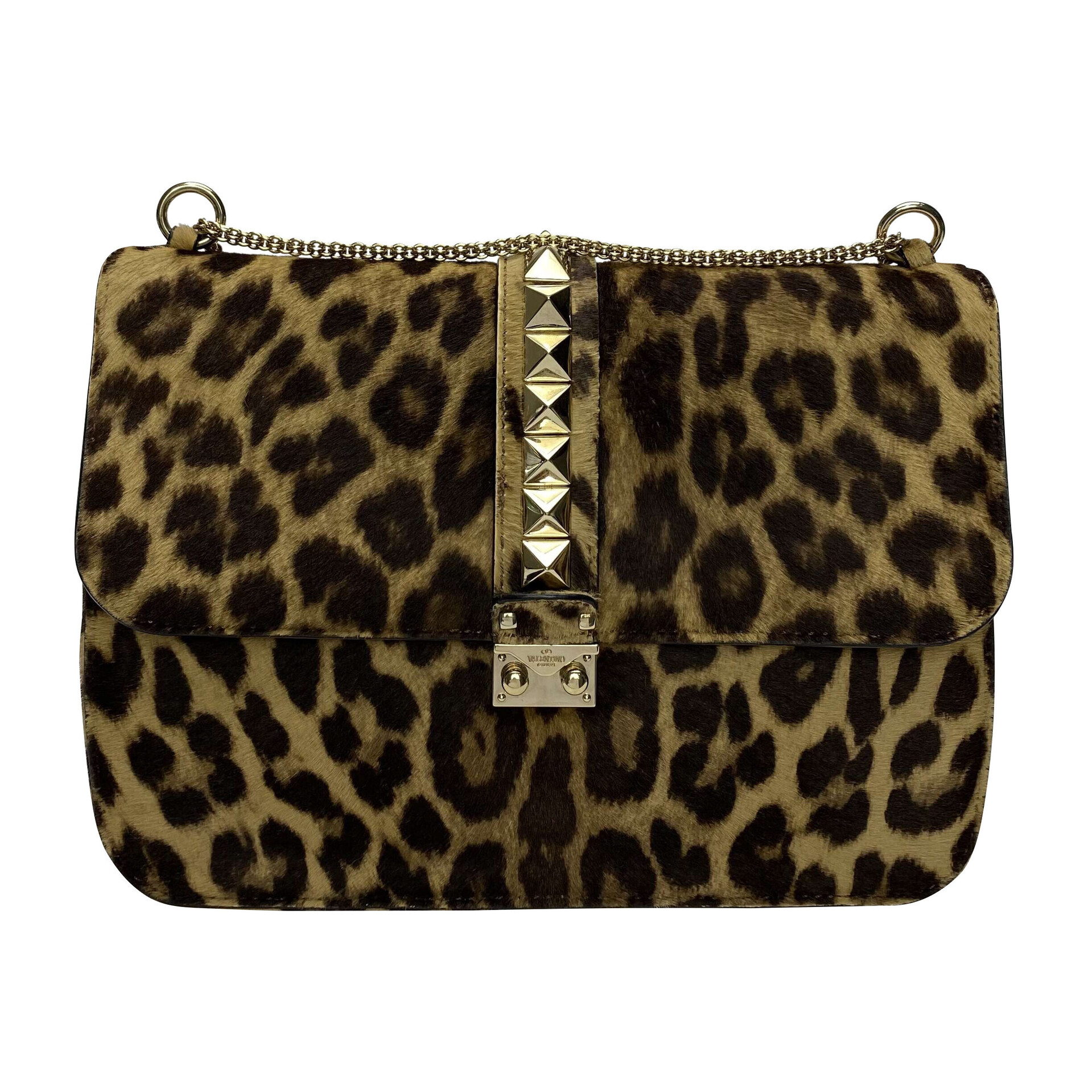 Bolsa Valentino Garavani Glam Lock Animal Print