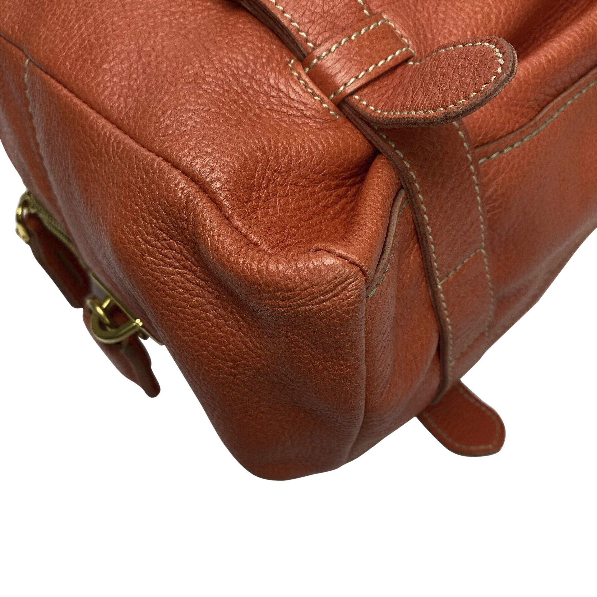 Bolsa Prada Couro Laranja