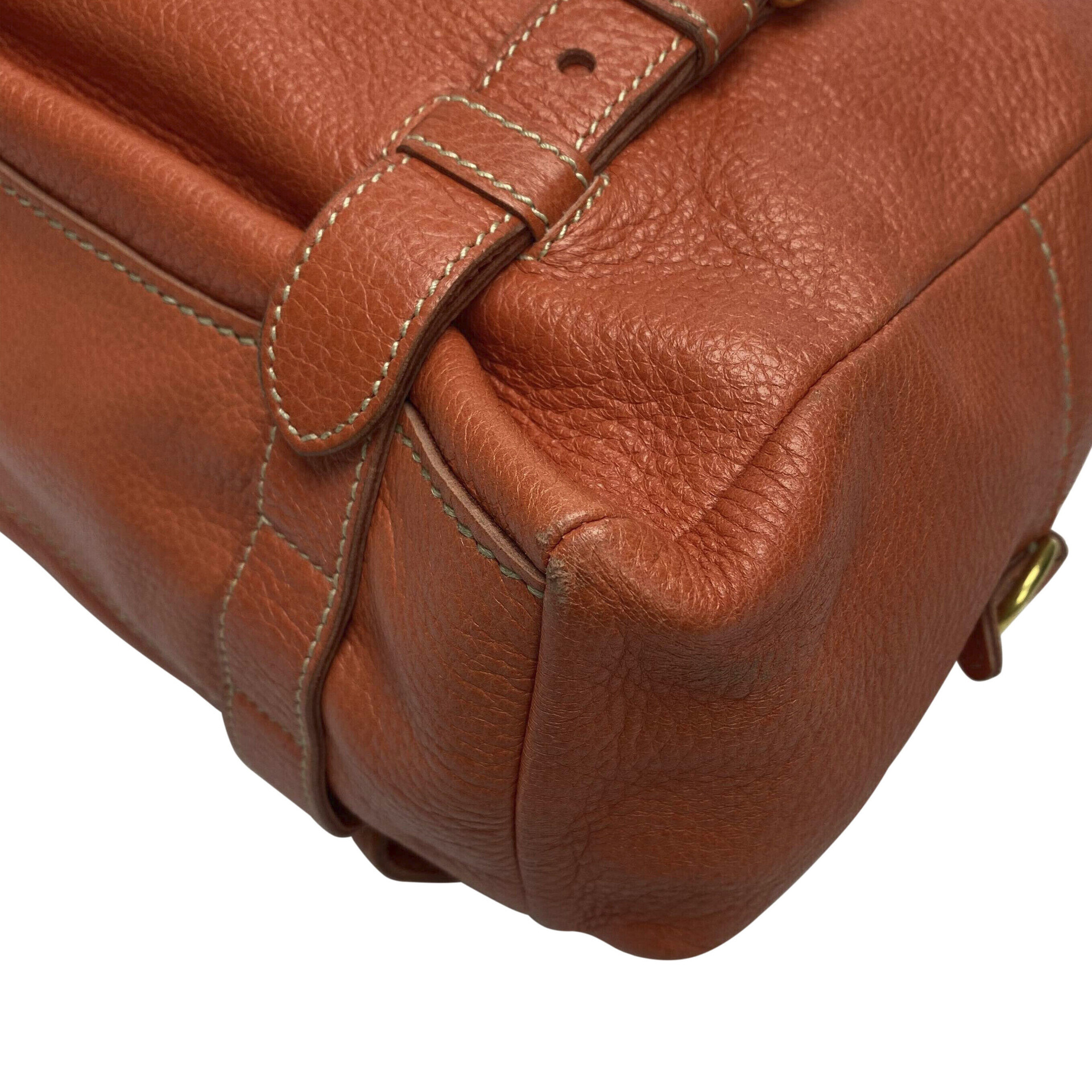 Bolsa Prada Couro Laranja