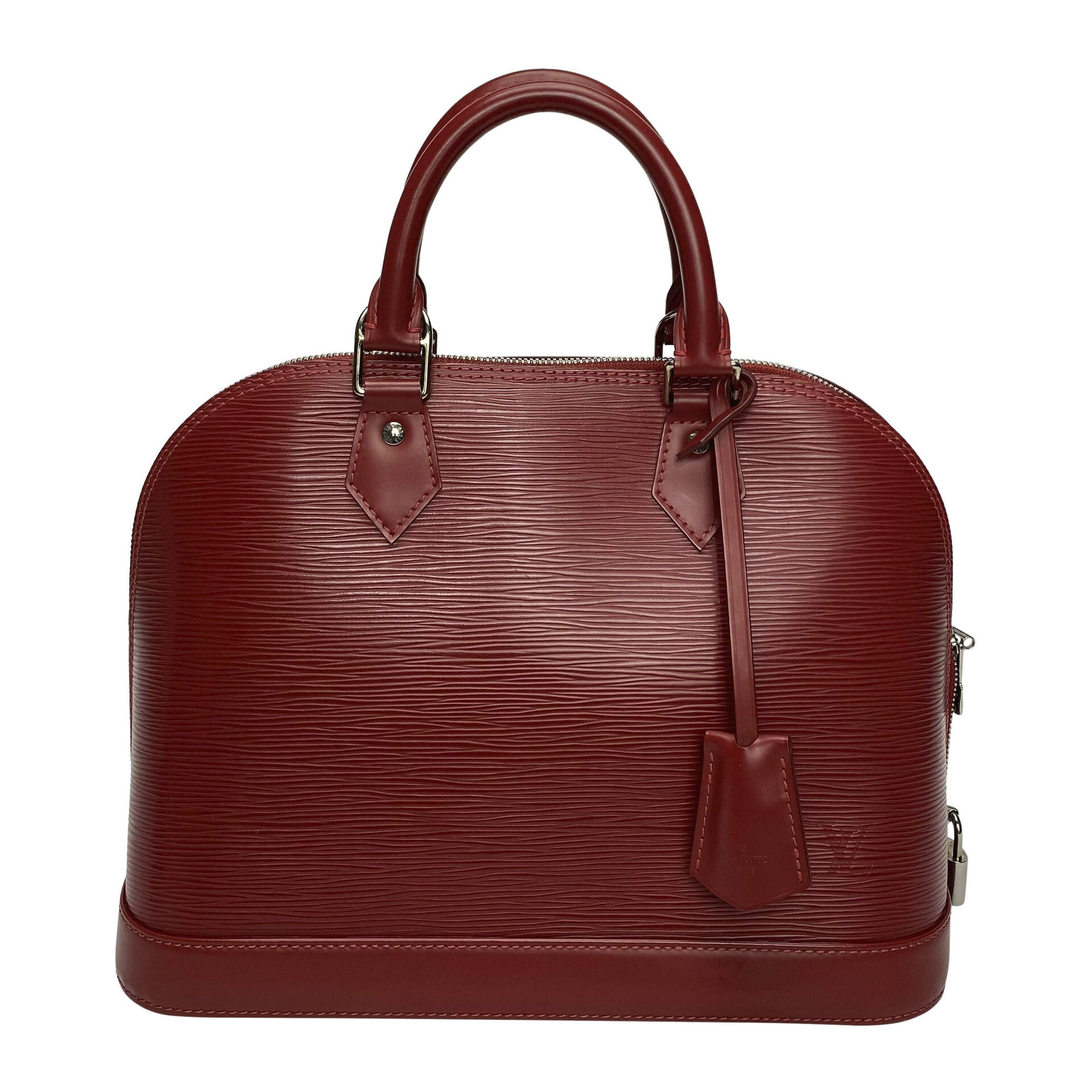 Bolsa Louis Vuitton Alma Couro Epi Vermelha