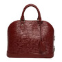 Bolsa Louis Vuitton Alma Couro Epi Vermelha