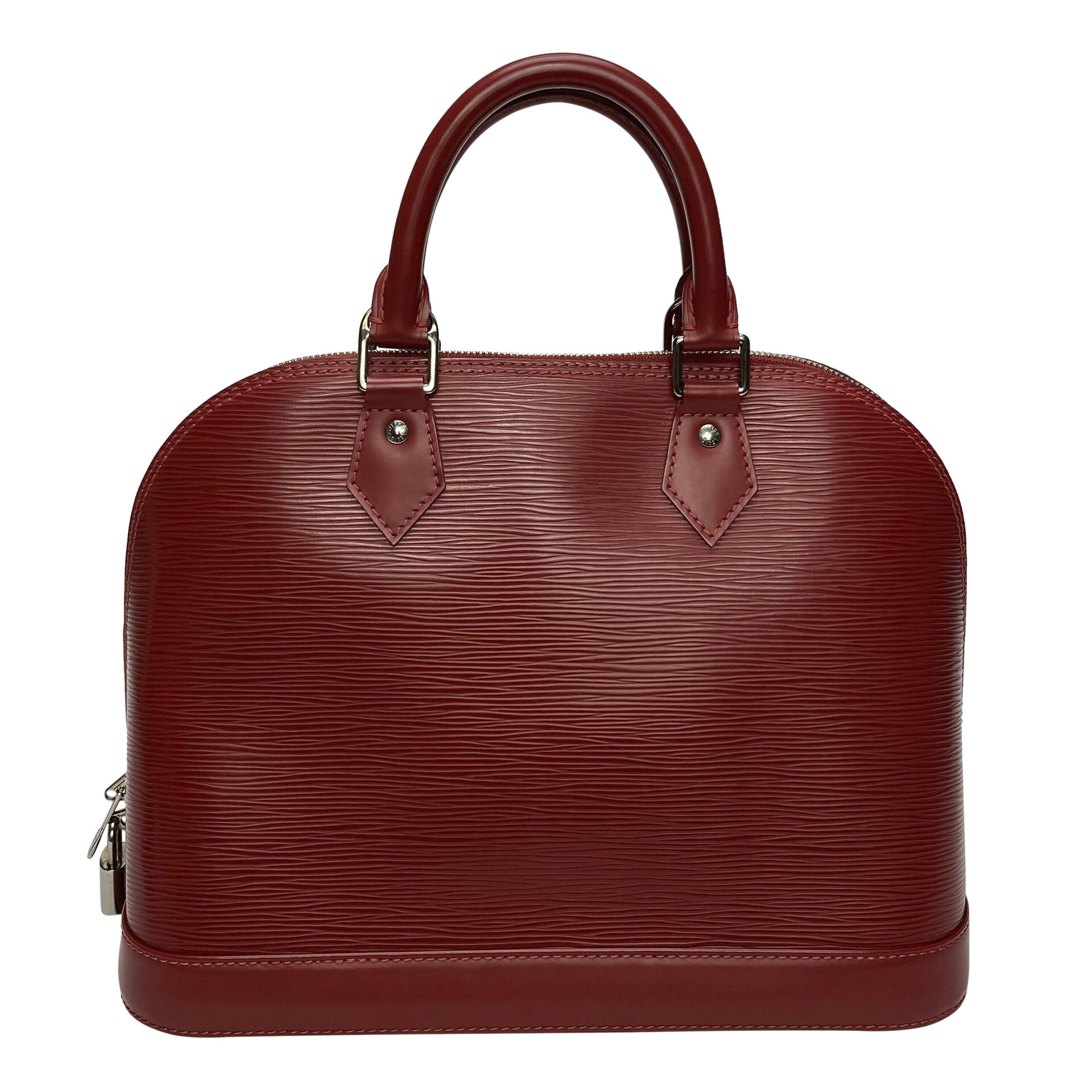 Bolsa Louis Vuitton Alma Couro Epi Vermelha