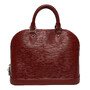 Bolsa Louis Vuitton Alma Couro Epi Vermelha