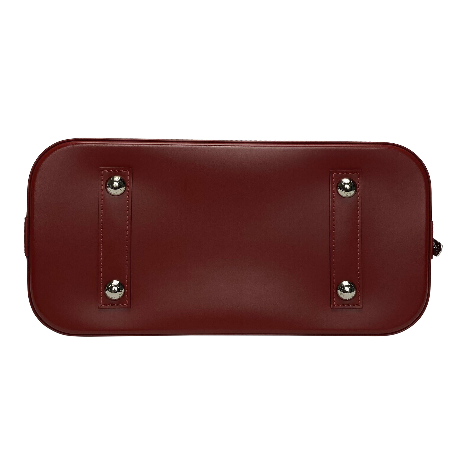 Bolsa Louis Vuitton Alma Couro Epi Vermelha