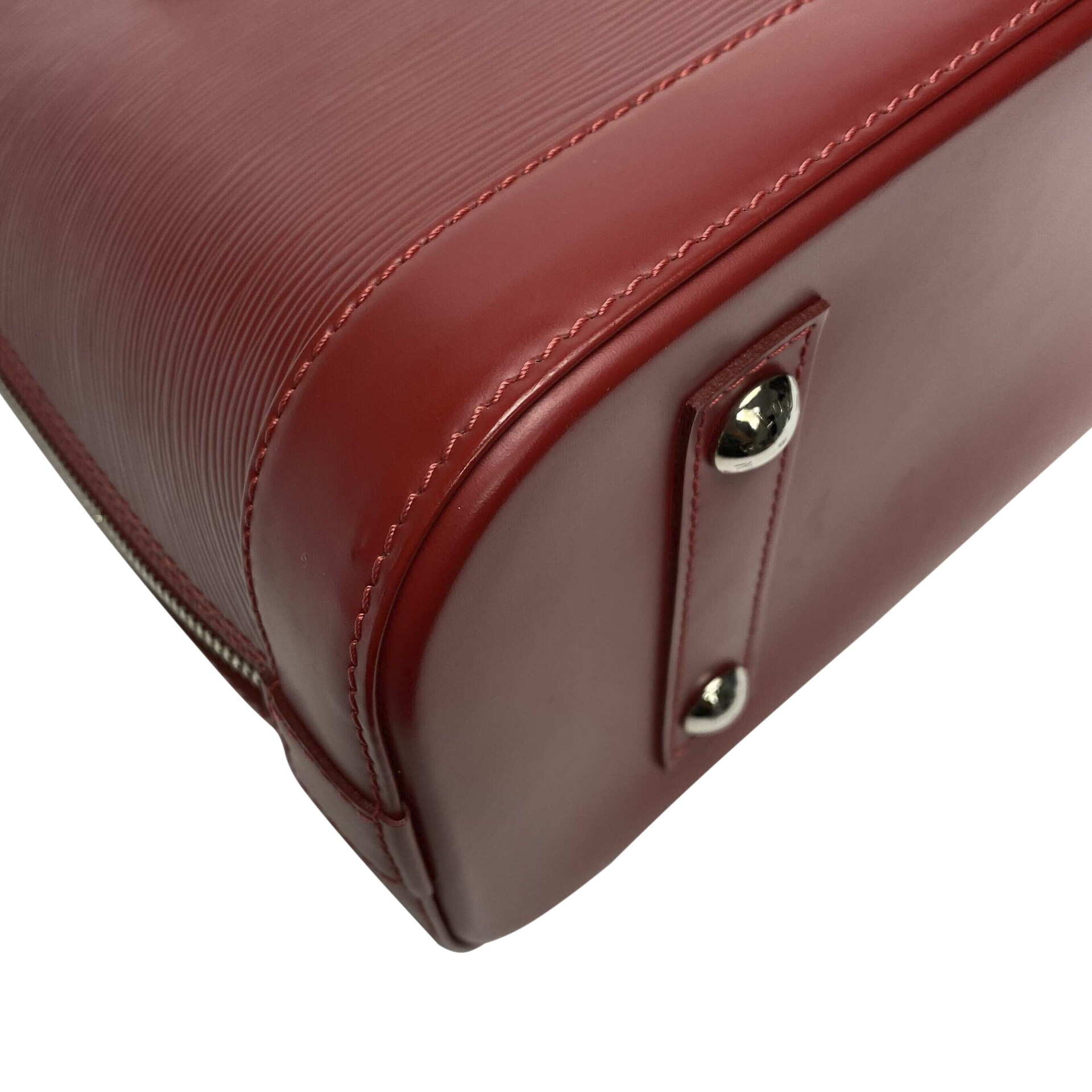 Bolsa Louis Vuitton Alma Couro Epi Vermelha