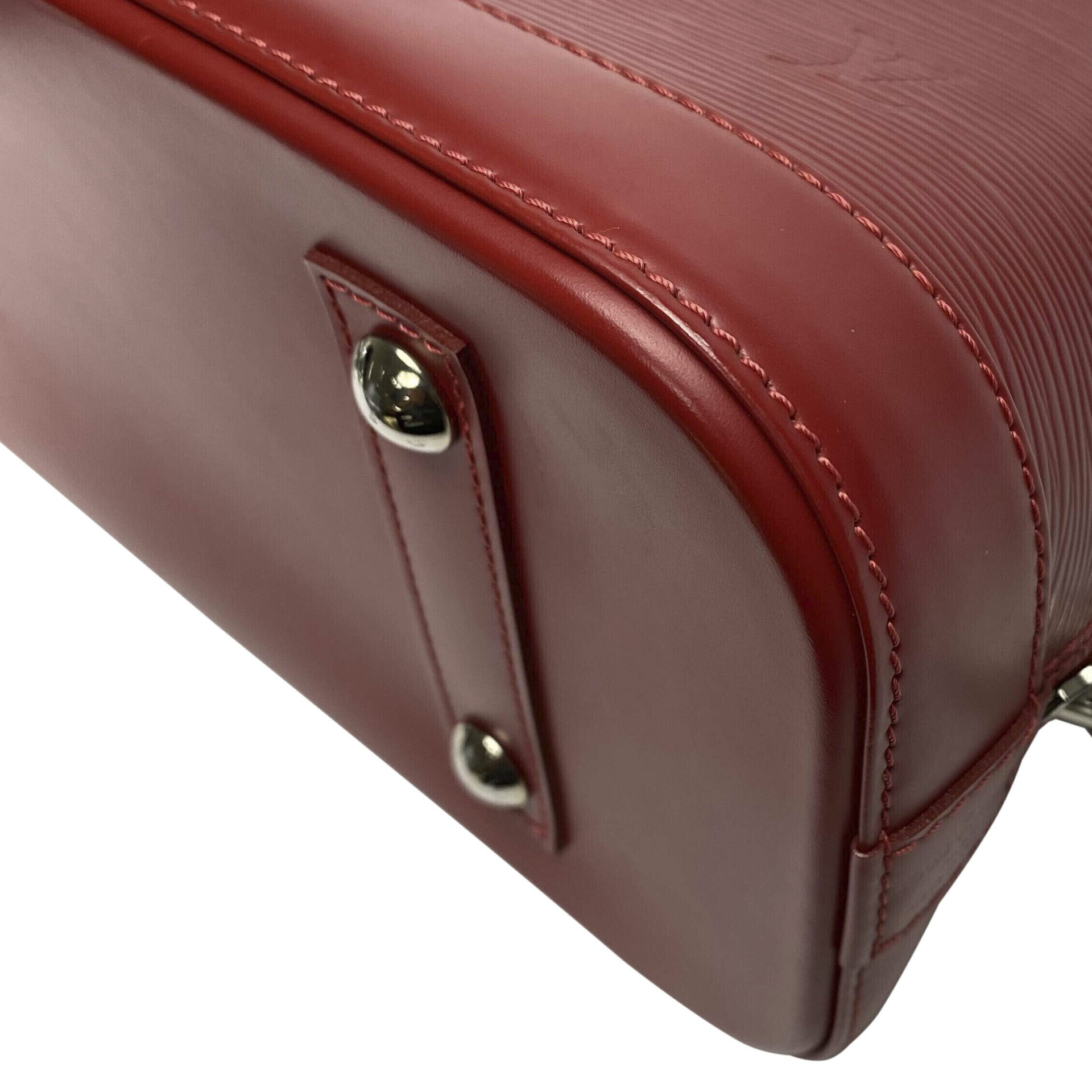 Bolsa Louis Vuitton Alma Couro Epi Vermelha