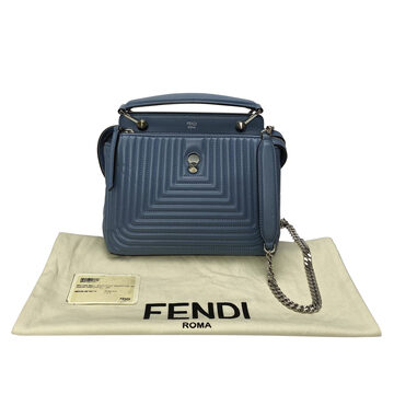 Bolsa Fendi Dotcom Couro Azul