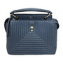 Bolsa Fendi Dotcom Couro Azul