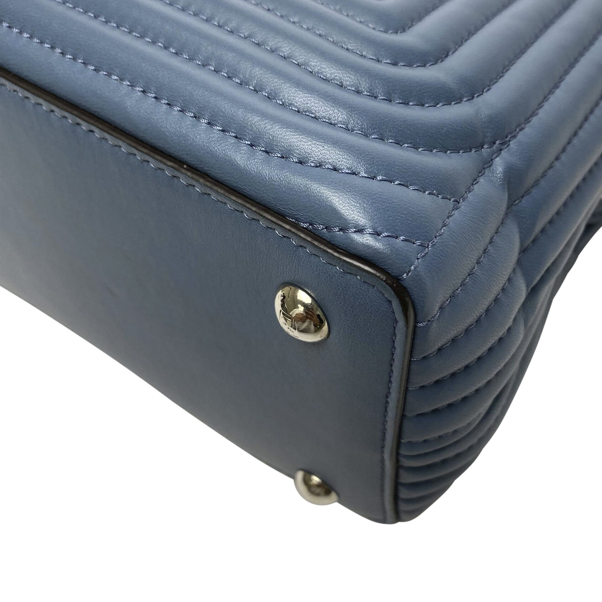 Bolsa Fendi Dotcom Couro Azul