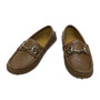 Mocassim Gucci Infantil Couro Caramelo