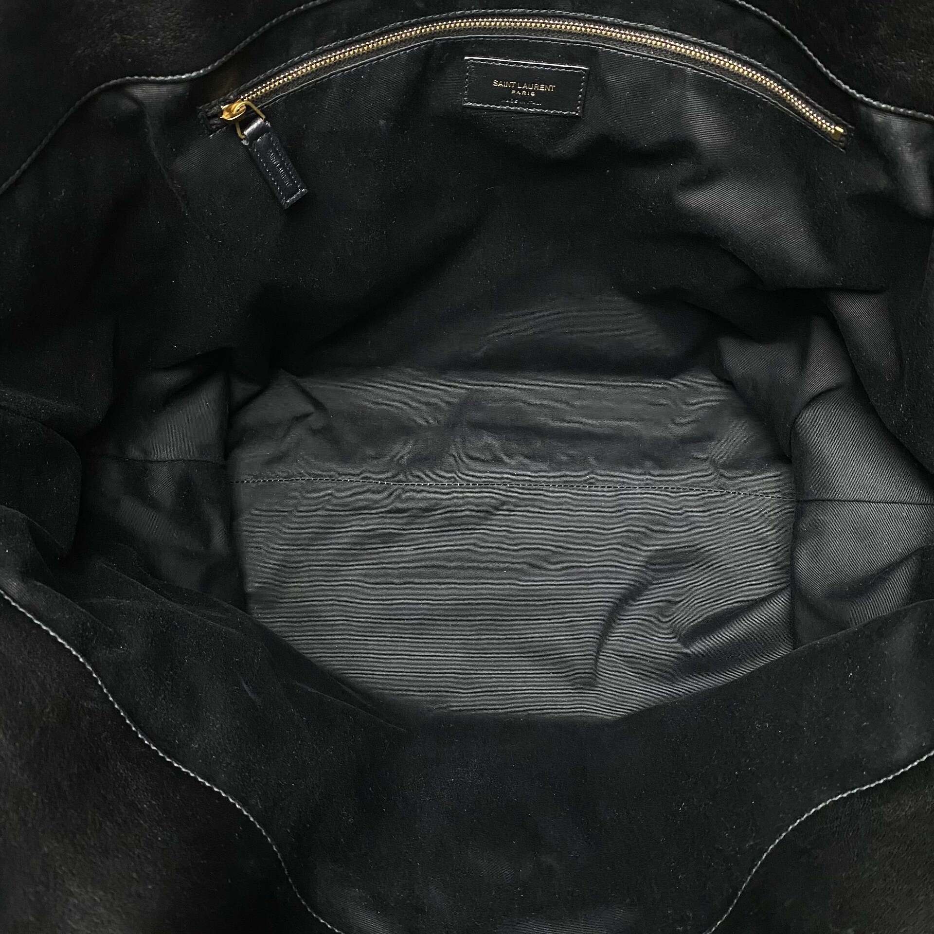 Bolsa Saint Laurent Tote Icare Preta