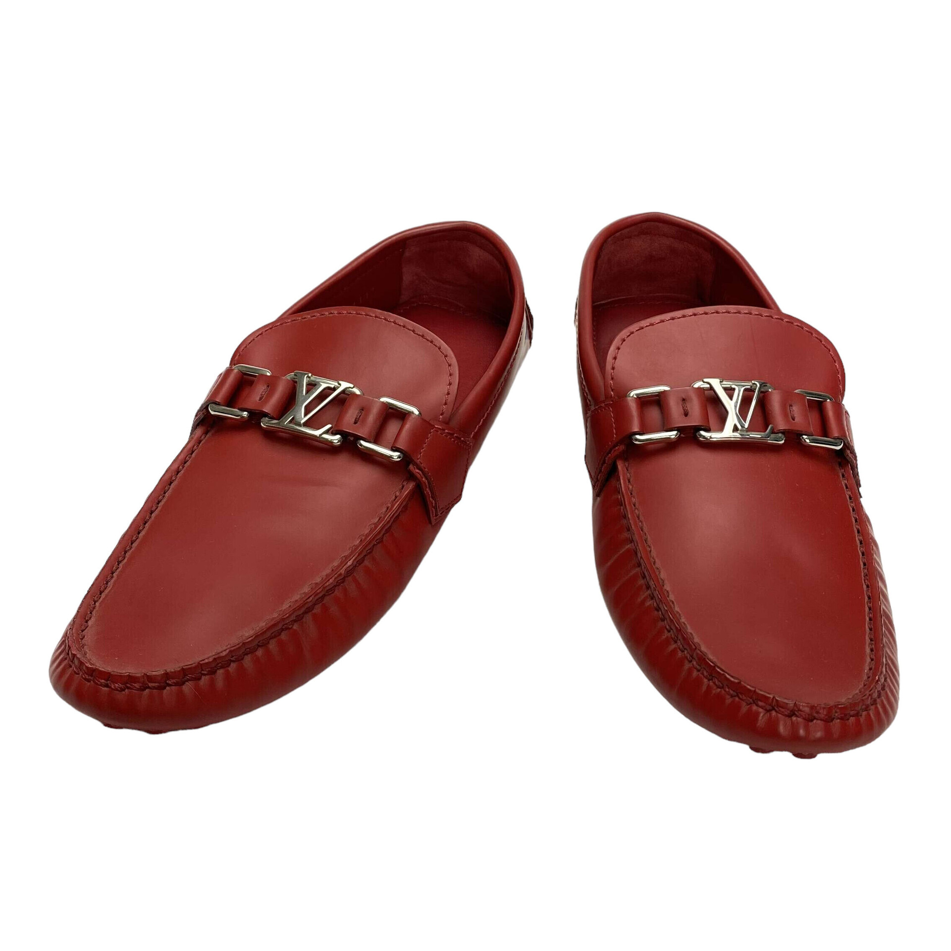 Mocassim Louis Vuitton Couro Vermelho