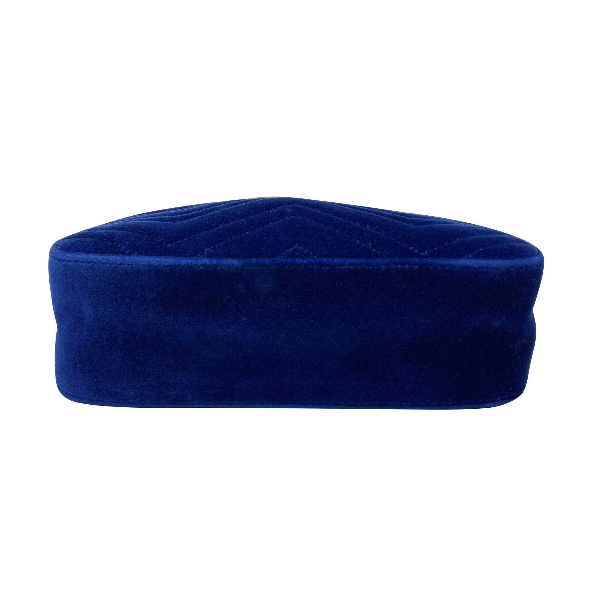 Bolsa Gucci GG Marmont Veludo Azul