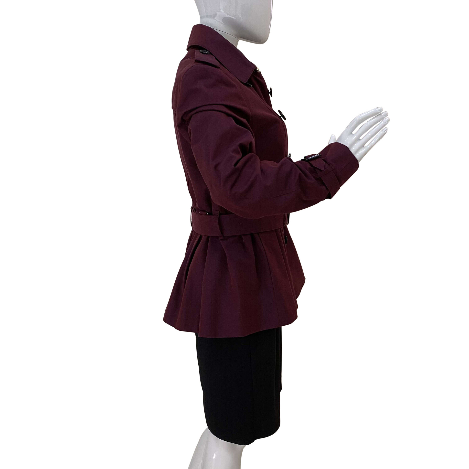 Casaco Coat Burberry Vinho