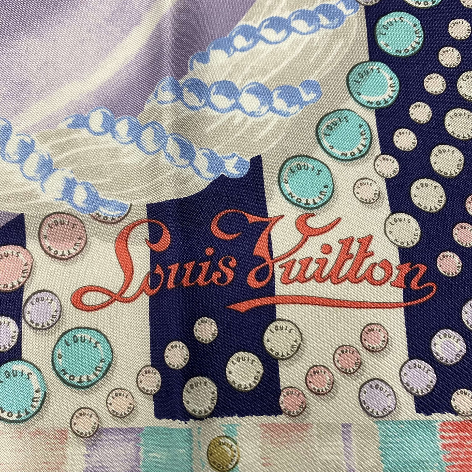 Lenço Louis Vuitton Seda