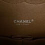 Bolsa Chanel Double Flap Maxi Couro Caramelo