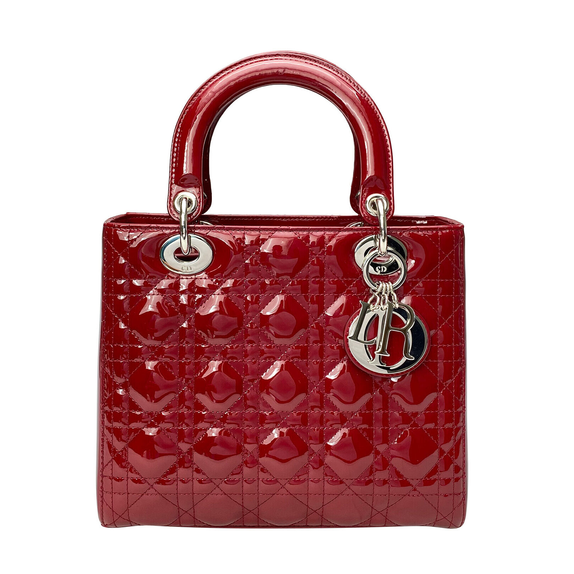 Bolsa Christian Dior Lady Dior Vermelha