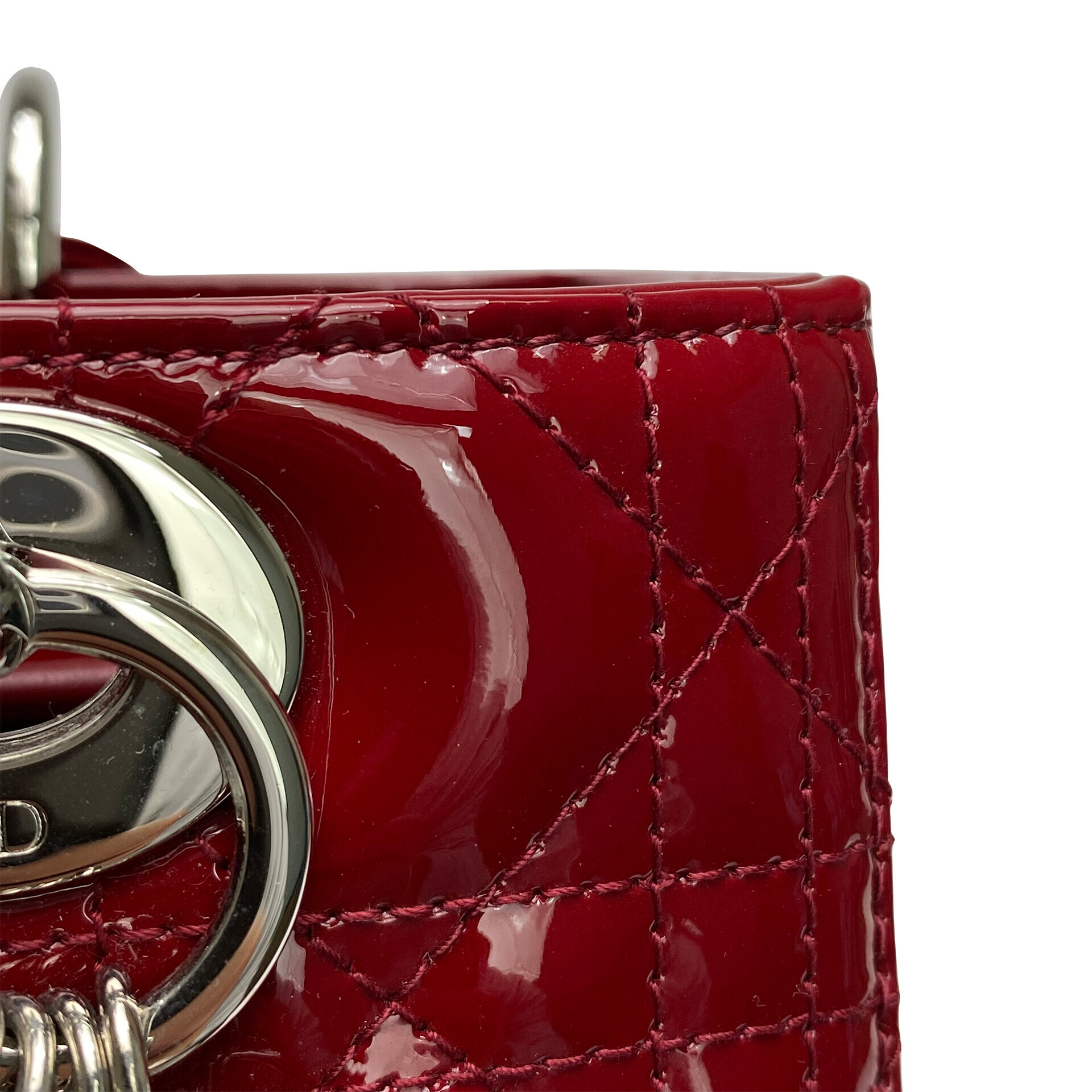 Bolsa Christian Dior Lady Dior Vermelha