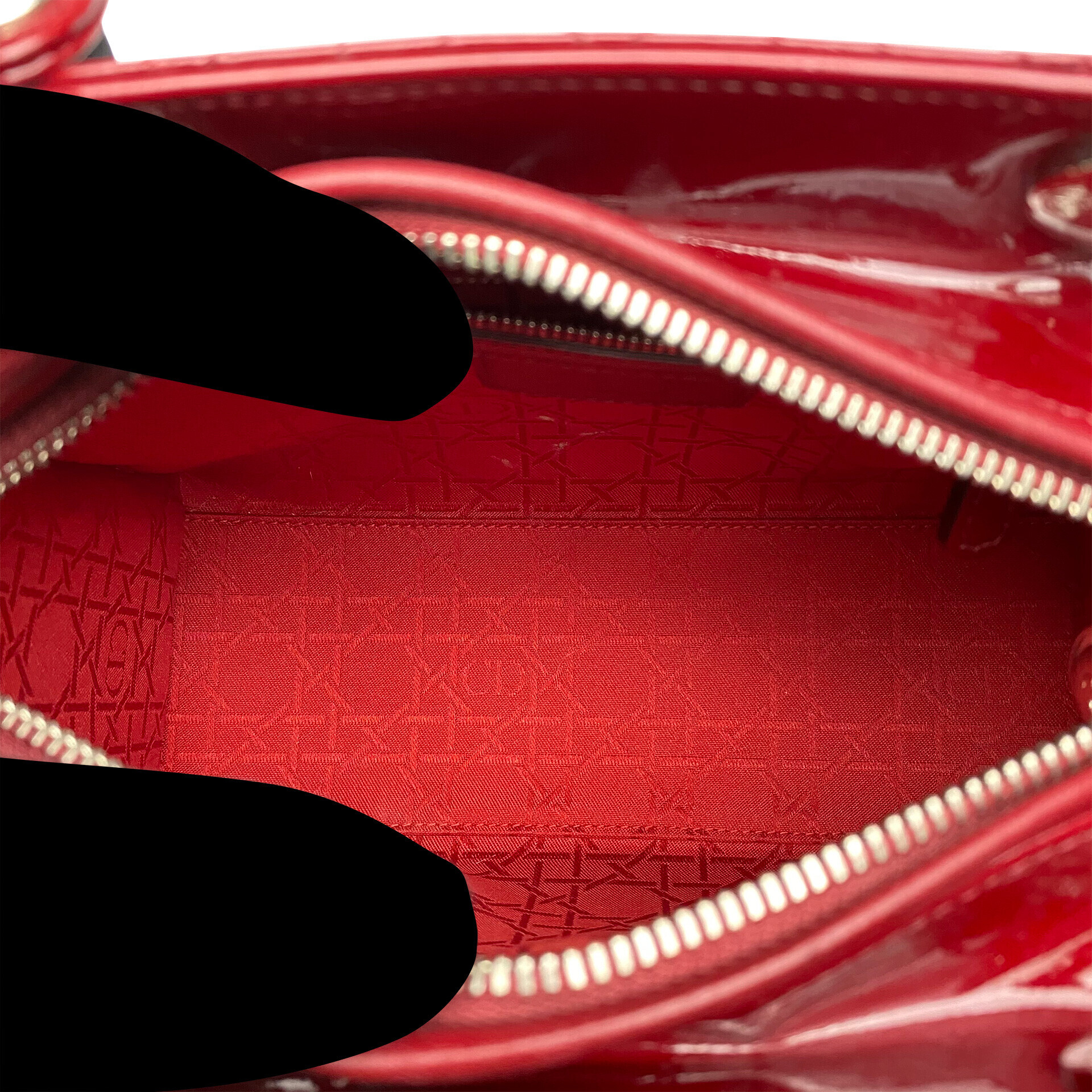 Bolsa Christian Dior Lady Dior Vermelha